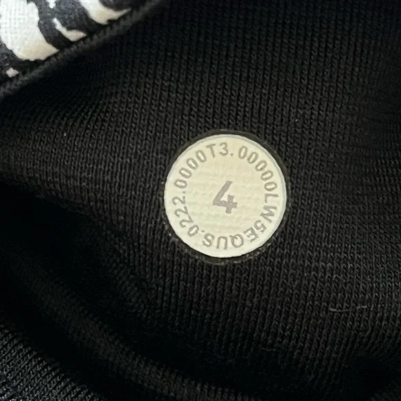 Lululemon InStill High-Rise Tights Warped Grain Alpine White Black 4